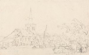 Great Marlow templom, Buckinghamshire alkotó: Thomas Girtin