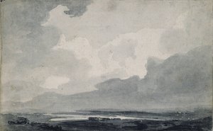 Moorland View, c1800 alkotó: Thomas Girtin