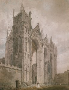 Peterborough katedrális nyugati frontja alkotó: Thomas Girtin