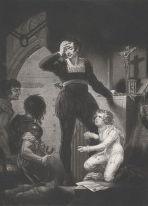 Arthur herceg és Hubert Shakespeare, János király, 4. felvonás, 1. jelenet, 1823-24.