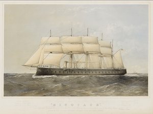 HMS "Minotaur" vasbélésű csavaros gőzfregatt