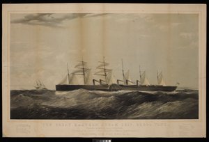 A Nagy Keleti Gőzhajó... William, Harrison, Esq, parancsnok, A Keleti Gőzhajózási Társaság számára épült I. K. Brunel irányítása alatt... alkotó: Thomas Goldsworth Dutton