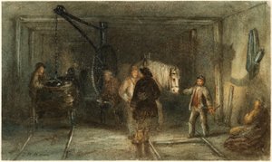 Daru a tekercsek betöltéséhez (akvarell papíron)