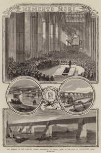 A néhai Robert Stephenson temetése a héten pénteken a Westminster Abbey hajójában