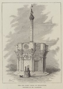 Az edinburghi óvárosi kereszt, amelyet Gladstone úr restaurált