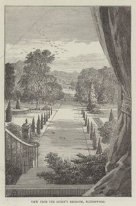 Kilátás a királynő hálószobájából, Blythswood alkotó: Thomas Harrington Wilson