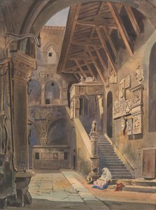 A Bargello udvara, Firenze