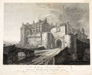 Kilátás a Stirling-kastélyra, eng. William Byrne, pub. 1781 alkotó: Thomas Hearne