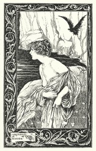 Ariadné Naxosban (litográfia) alkotó: Thomas Heath Robinson