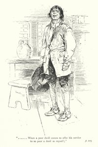 Illusztráció Laurence Sterne A Sentimental Journey című könyvéhez (litográfia) alkotó: Thomas Heath Robinson