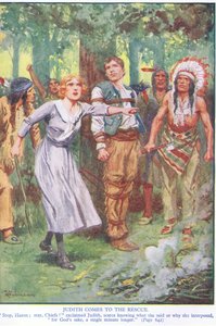 Judith a megmentés útjára lép (színes litográfia) alkotó: Thomas Heath Robinson