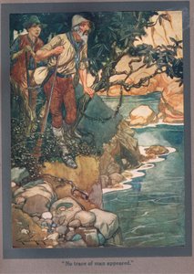 Embernek nyoma sem látszik (színes litográfia) alkotó: Thomas Heath Robinson