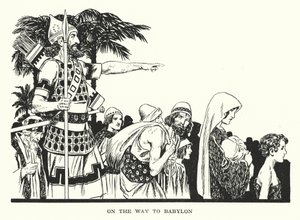 Úton Babilonba (litográfia) alkotó: Thomas Heath Robinson