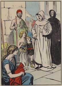Az angol foglyok Rómában (színes litográfia) alkotó: Thomas Heath Robinson