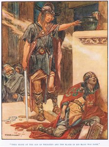 Bámulják Thorsten fiát (litho)