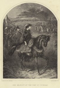 Viktória királynője a chobhami táborban alkotó: Thomas Henry Nicholson