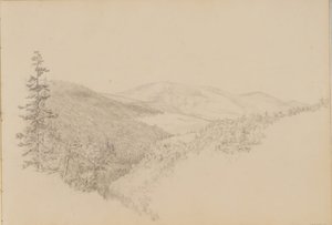 Kauterskill Clove a Sketchbook of Landscape and Animal Subjectsből, kb. 1860-64.