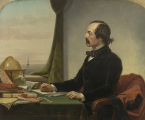 Elisha Kent Kane (1820-57) portréja (olaj, vászon)