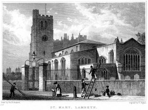 Szent Mária-templom, Lambeth, London, 1831.