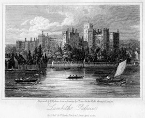 Lambeth-palota, London, 1817.