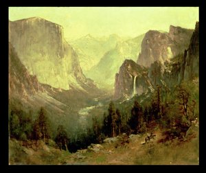 Vadászat Yosemite-ben, 1890 alkotó: Thomas Hill