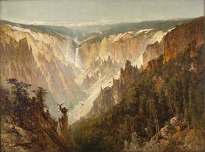 A Yellowstone Grand Canyon, 1884 körül