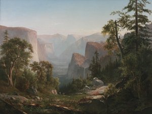 A Yosemite-völgy látképe, 1865