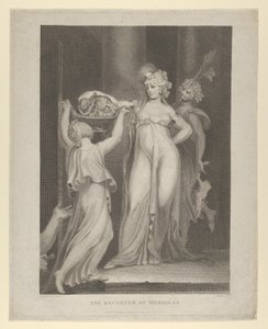 Heródiás Salome lánya, aki felveszi Keresztelő János fejét, Máté 14:10-11..., 1798.