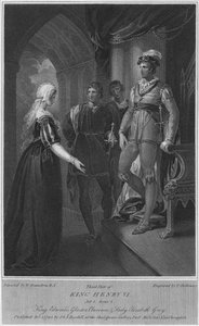 Henrik király harmadik része VI. 3. felvonás 2. jelenet: Edward király, Gloucester, Clarence és Lady Elizabeth Gre