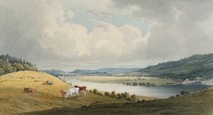 Llantwit, Cadoxton és Neath északról (akvarell és ceruza papíron)