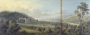 Rheolai panoráma (akvarell, kártya)