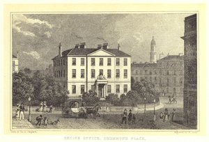 Jövedéki Iroda, Drummond Place (metszet) alkotó: Thomas Hosmer (after) Shepherd