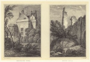 Merchiston-torony; Roslyn kastély (metszet)