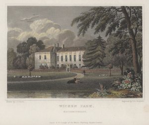Wicken Park, Northamptonshire (színes metszet) alkotó: Thomas Hosmer (after) Shepherd