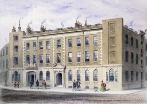 Apothecaries Lane, 1855 (wc papíron) alkotó: Thomas Hosmer Shepherd