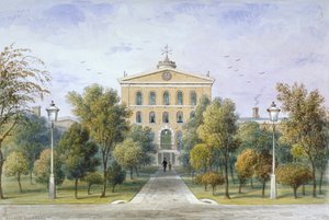 Bridewell börtön Tothill Fieldsben, Westminster, London, 1850 alkotó: Thomas Hosmer Shepherd