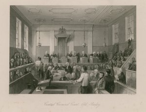 Központi Büntetőbíróság, Old Bailey alkotó: Thomas Hosmer Shepherd