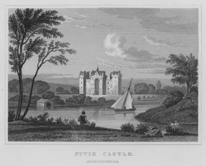 Fyvie kastély, Aberdeenshire (metszet) alkotó: Thomas Hosmer Shepherd