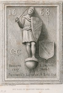Guy, Warwick grófja alkotó: Thomas Hosmer Shepherd