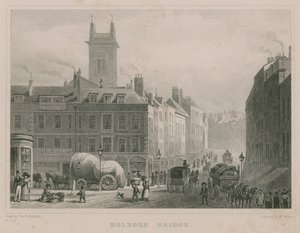 Holborn híd, London alkotó: Thomas Hosmer Shepherd
