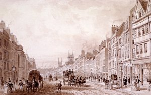 Holborn, London, 1830 alkotó: Thomas Hosmer Shepherd