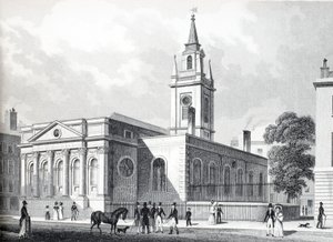 Illusztráció a „London és környéke a tizenkilencedik században” kocsmából. Jones und Co., 1827-1829 alkotó: Thomas Hosmer Shepherd