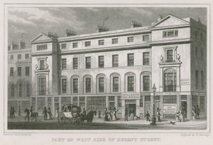 A londoni Regent Street nyugati oldalának része alkotó: Thomas Hosmer Shepherd