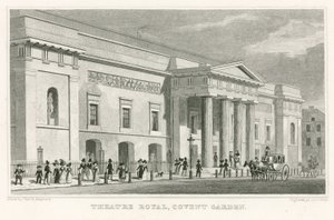Királyi Színház, Covent Garden; alkotó: Thomas Hosmer Shepherd