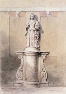 Anna királynő szobra a Queen Square keleti végén, 1851 alkotó: Thomas Hosmer Shepherd