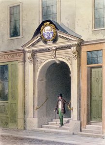 A Mészároscsarnok bejárata, 1855,