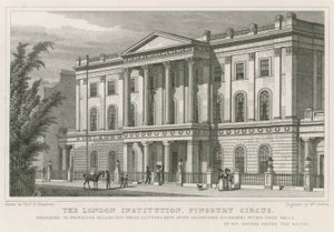 A londoni intézmény, a Finsbury Circus alkotó: Thomas Hosmer Shepherd