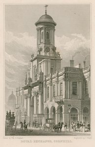 A Royal Exchange, Cornhill, London alkotó: Thomas Hosmer Shepherd