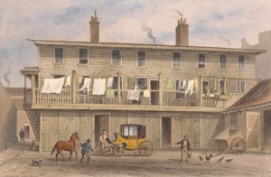 The Vine Inn, Vine Yard, Aldersgate London Cityben alkotó: Thomas Hosmer Shepherd