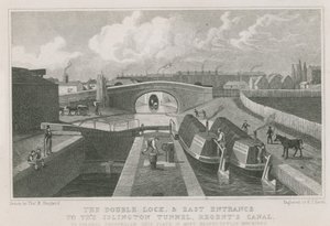 A kettős zár és az Islington-alagút keleti bejárata alkotó: Thomas Hosmer Shepherd